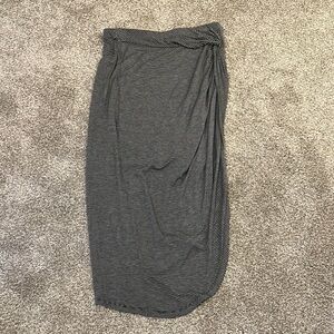 Comfy Striped Black and White Women's Skirt